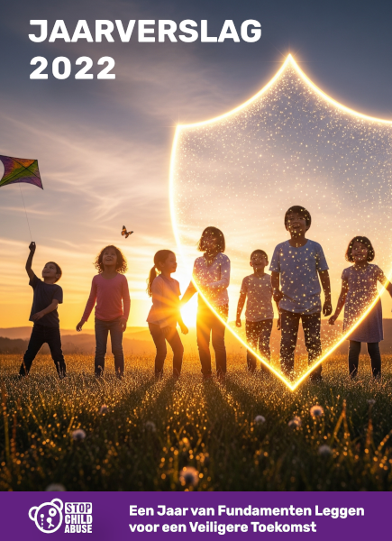 Cover van Stichting Stop Child Abuse's 2022 Jaarverslag