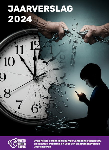 Cover van Stichting Stop Child Abuse's 2024 Jaarverslag