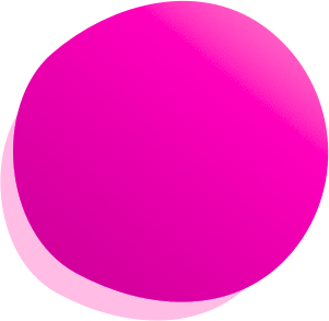 Deep pink approximate circle shape