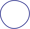 Navy blue circle