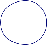 Navy blue circle
